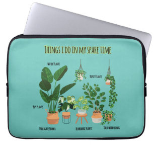 Capa Para Notebook Coisas Que Eu Faço No Meu Tempo Livre - Jardineiro