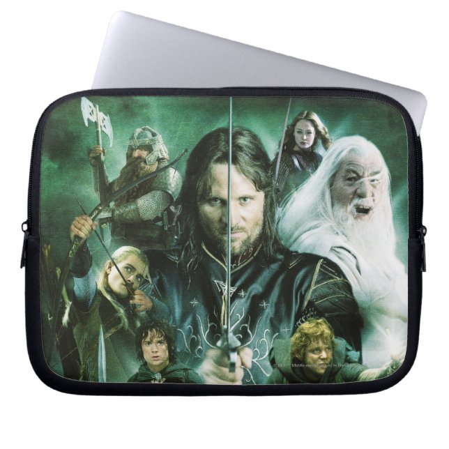 Capa Para Notebook Colagem de Caracteres (Frente)