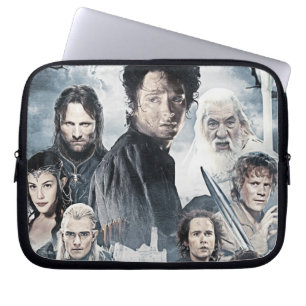 Capa Para Notebook Colagem de Caracteres 3