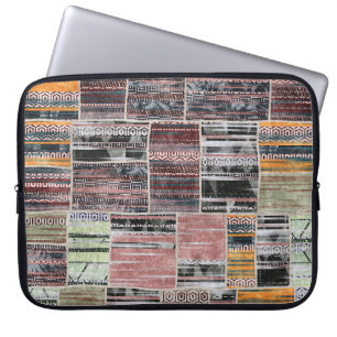 Capa Para Notebook Colagem de Colagem de Colagem sem Costura Impressã