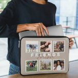 Capa Para Notebook Colagem de Fotografias Moderna de Amigos Beige par<br><div class="desc">Colagem de Fotografias Moderna de Amigos Beige para Sempre</div>
