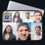 Capa Para Notebook Colagem de Fotos Coloque seu rosto em um<br><div class="desc">Faça uma bolsa de laptop que seja realmente do tipo quando você adicionar seu rosto (ou quaisquer fotos que quiser) a este gabinete de computador. Ele tem um impressão de colagem que está pronto para ser personalizado com até 4 fotos. A colagem é mais adequada a fotos verticais orientadas a...</div>