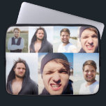 Capa Para Notebook Colagem de Fotos Coloque seu rosto em um<br><div class="desc">Faça uma bolsa de laptop que seja realmente do tipo quando você adicionar seu rosto (ou quaisquer fotos que quiser) a este gabinete de computador. Ele tem um impressão de colagem que está pronto para ser personalizado com até 4 fotos. A colagem é mais adequada a fotos verticais orientadas a...</div>