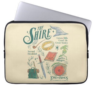 Capa Para Notebook Colagem Gráfica em Aquarela THE SHIRE™