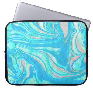 Capa Para Notebook Colar tons Watercolor Marble Stone