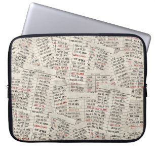 Capa Para Notebook Coleção de Cartão de Biblioteca Antigo