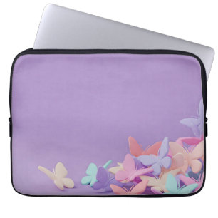 Capa Para Notebook Coleção de Verão. Borboletas de leite por Natasha 