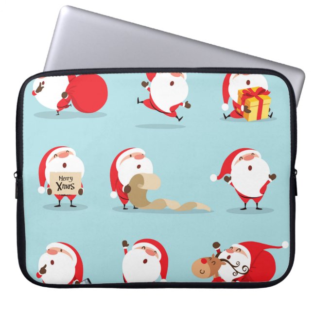Capa Para Notebook Coleção Natal do Pai Natal. (Frente)