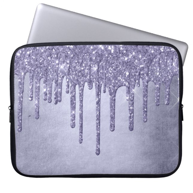 Capa Para Notebook Coletor Roxo | Altura de Lavanda Chic (Frente)