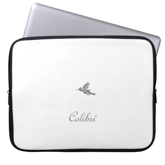 Capa Para Notebook Colibrí - Bela Bolsa de laptop Encantadora (Frente)