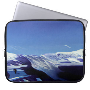 Capa Para Notebook Colinas de neve, panorama de inverno