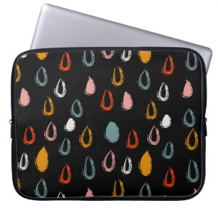 Capa Para Notebook Colírio de abstrato, rabisco tribal.