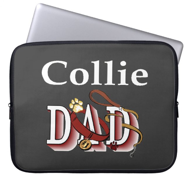 Capa Para Notebook Collie Pai Gifts (Frente)