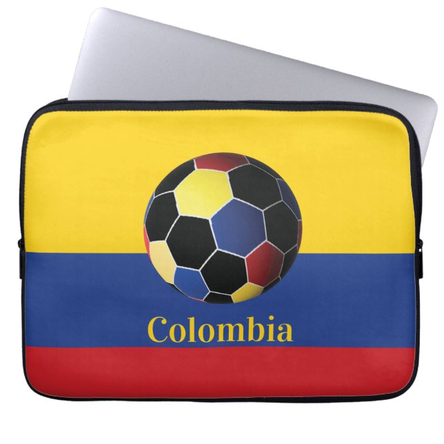 Capa Para Notebook Colombia Soccer Poster (Frente)