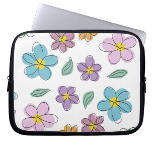 Capa Para Notebook Colorful floral print
