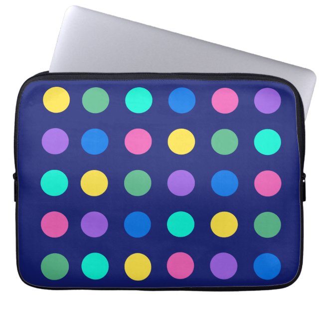 Capa Para Notebook Colorful Geometric Dots (Frente)
