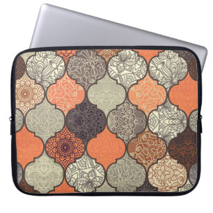Capa Para Notebook Colorful Mandala: Patchwork Islâmica Sem Olhos.