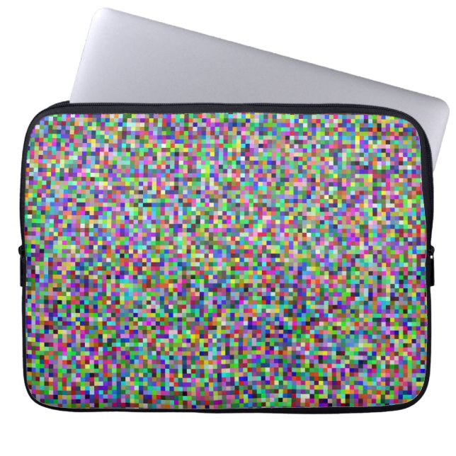 Capa Para Notebook Colorful Pixel Squares Background Pattern (Frente)