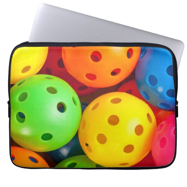 Capa Para Notebook Colorida de Pickleball (Frente)