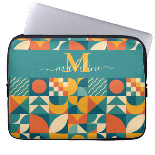 Capa Para Notebook Colorida Geométrica Retroativa Personalizada