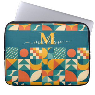 Capa Para Notebook Colorida Geométrica Retroativa Personalizada