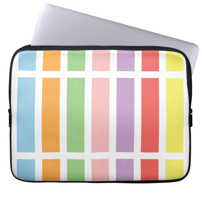 Capa Para Notebook Colorido Matizes Pastel (Frente)