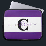 Capa Para Notebook Colorido personalizado<br><div class="desc">Personalize este design de bloco de cores fofo com seus favoritos ou cores escolares, letra de edição, nome de edição (entre os blocos ou você solta o florescimento extra).</div>