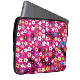 Capa Para Notebook Colourful multicolour floral pattern 