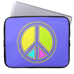 Capa Para Notebook Com Cores Preenchidas Sinal de PAZ 1