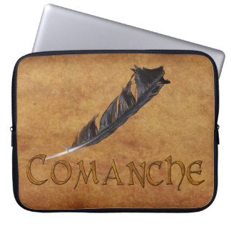 Capa Para Notebook COMANCHE Native American Feather Bolsa de laptop