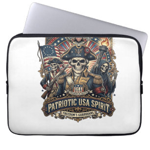 Capa Para Notebook Comandante Patriótico Colonial Caveira Patriota Es