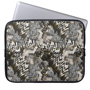 Capa Para Notebook Combinado, étnico, africano.