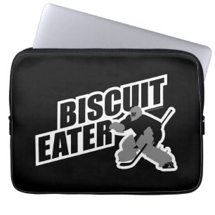 Capa Para Notebook Comedor de Biscoito (Goleiro de Hóquei)