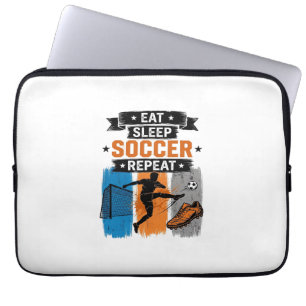 Capa Para Notebook Comer Dormir Futebol Repetir Camisa de Jogador de 