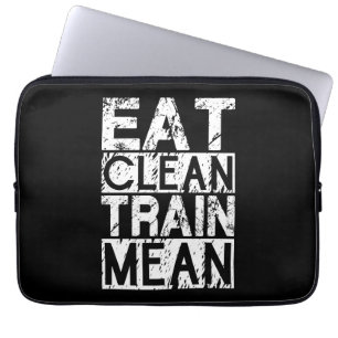 Capa Para Notebook COMER LIMPO, COMBOIO MÉDIO - Motivação do Workout