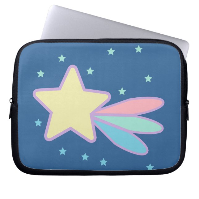 Capa Para Notebook Cometa Estrela de Foto em Branco (Frente)