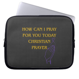 Capa Para Notebook Como Posso Orar por Você Hoje Oração Cristã