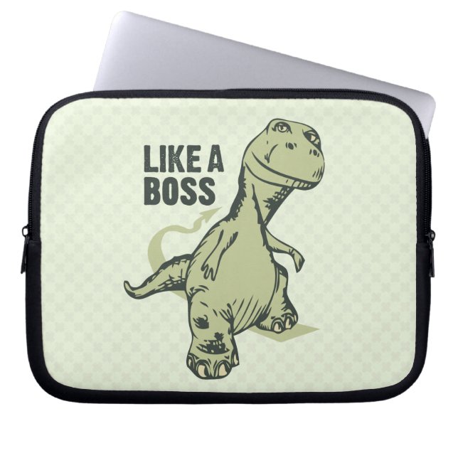 Capa Para Notebook Como um Dinossauro Chefe (Frente)