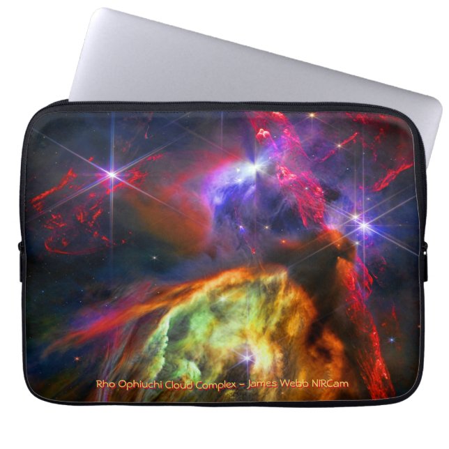 Capa Para Notebook Complexo de Nuvem Rho Ophiuchi - James Webb NIRCam (Frente)
