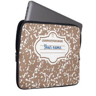 Capa Para Notebook Composição do coelho bege castanho