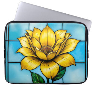 Capa Para Notebook Composição floral lindamente desenhada