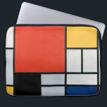 Capa Para Notebook Composição Mondrial Amarelo Vermelho Azul Preto<br><div class="desc">Composição de Piet Mondrian com a famosa pintura vermelha,  amarela,  azul e preta (1921).</div>