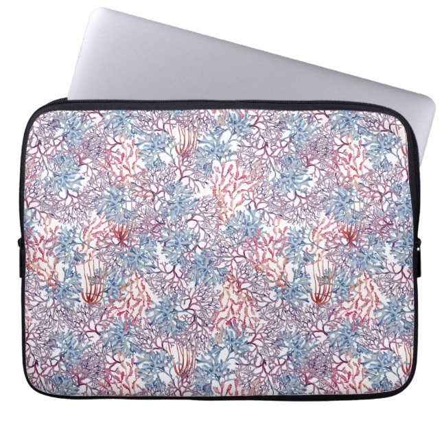 Capa Para Notebook Composição Subaquática em Aquarela Série Design 5  (Frente)