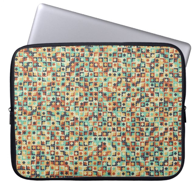Capa Para Notebook Computação gerativa de padrão geométrico abstrato (Frente)