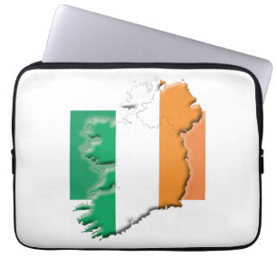 Capa Para Notebook Computador Patriótico Mapa de Sinalizador da IRLA