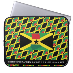 Capa Para Notebook Computador Personalizado de Herança Dupla JAMAICA
