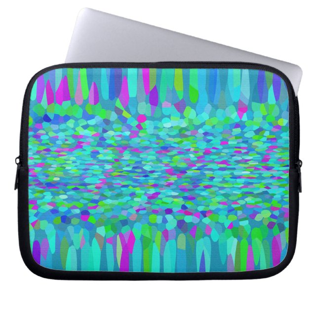Capa Para Notebook Confetti Blues Fringe (Frente)