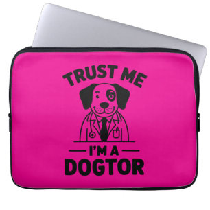 Capa Para Notebook Confie em Mim, Sou um Cãotor