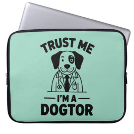Capa Para Notebook Confie em Mim, Sou um Cãotor