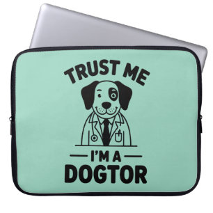 Capa Para Notebook Confie em Mim, Sou um Cãotor